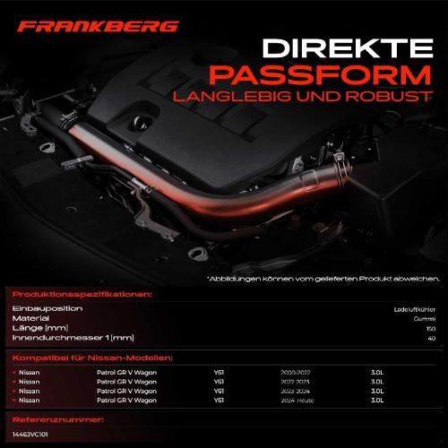 1x Kühlerschlauch Turboschlauch für Nissan Patrol GR V Wagon Y61 3.0L Bj ab 2000 Bild 1x Kühlerschlauch Turboschlauch für Nissan Patrol GR V Wagon Y61 3.0L Bj ab 2000