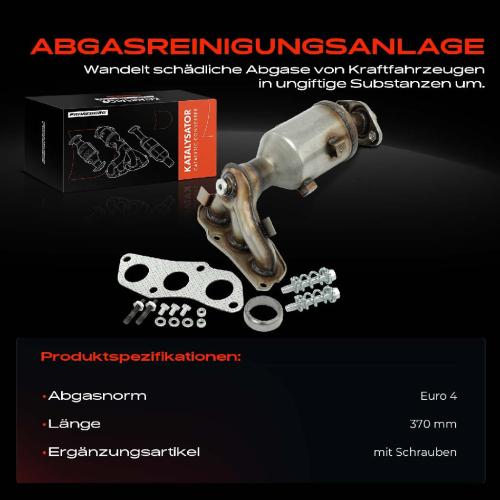 1x Krümmerkatalysator für Citroën C1 PM PN Toyota Aygo KGB1 WNB1 1.0L 2005-2010 Bild 1x Krümmerkatalysator für Citroën C1 PM PN Toyota Aygo KGB1 WNB1 1.0L 2005-2010