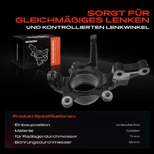 1x Achsschenkel Radaufhängung Vorderachse Links für Nissan Almera II N16 Hatchback 2000-2006 Bild 1x Achsschenkel Radaufhängung Vorderachse Links für Nissan Almera II N16 Hatchback 2000-2006
