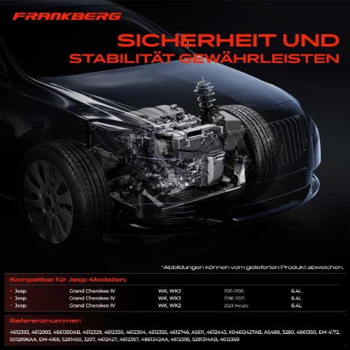 2x Motorlager Getriebelager Links für Jeep Grand Cherokee IV WK 6.4L Bild 2x Motorlager Getriebelager Links für Jeep Grand Cherokee IV WK 6.4L