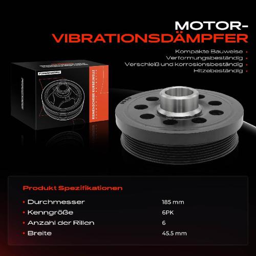 1x Riemenscheibe Kurbelwelle für BMW 1er F20 F21 F10 F11 X1 X3 F25 3er E90-E93 Bild 1x Riemenscheibe Kurbelwelle für BMW 1er F20 F21 F10 F11 X1 X3 F25 3er E90-E93