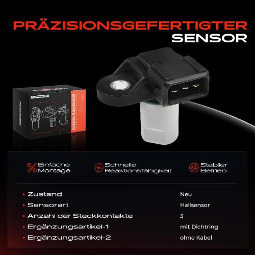1x Nockenwellenposition Sensor für Hyundai Coupe GK Elantra Stufenheck XD Matrix FC 1.8L 2.0L Bild 1x Nockenwellenposition Sensor für Hyundai Coupe GK Elantra Stufenheck XD Matrix FC 1.8L 2.0L