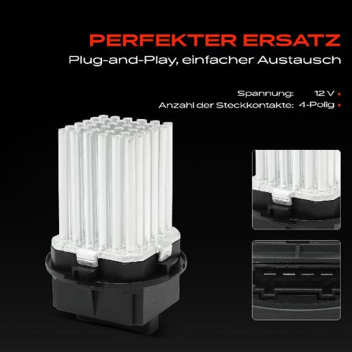 1x Widerstand Vorwiderstand Gebläsemotor für Land Rover Volvo XC60 V70 XC70 S80 Bild 1x Widerstand Vorwiderstand Gebläsemotor für Land Rover Volvo XC60 V70 XC70 S80