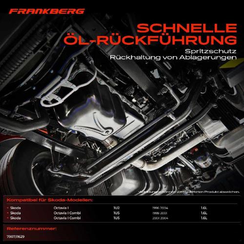 Frankberg 1x Ölwanne Motorölwanne für Skoda Octavia 1U2 1U5 1996-2004 I4 1.6L Bild Frankberg 1x Ölwanne Motorölwanne für Skoda Octavia 1U2 1U5 1996-2004 I4 1.6L