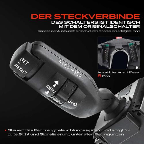 1x Kombischalter Lenkstockschalter für Ford Transit FA FB FC FD FS FZ 2006-2014 Bild 1x Kombischalter Lenkstockschalter für Ford Transit FA FB FC FD FS FZ 2006-2014