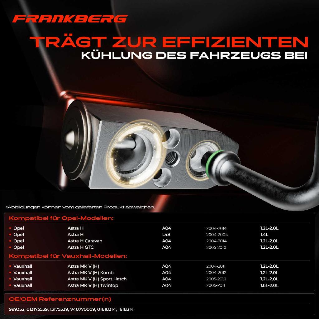 1x Expansionsventil Klimaanlage für Opel Astra H A04 L48 Vauxhall Astra MK V A04