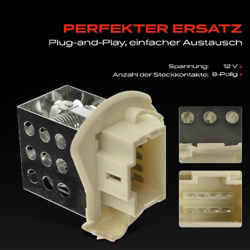 1x Widerstand Vorwiderstand Gebläsemotor für Nissan Interatar X70 Renault Master Opel Movano Bild 1x Widerstand Vorwiderstand Gebläsemotor für Nissan Interatar X70 Renault Master Opel Movano