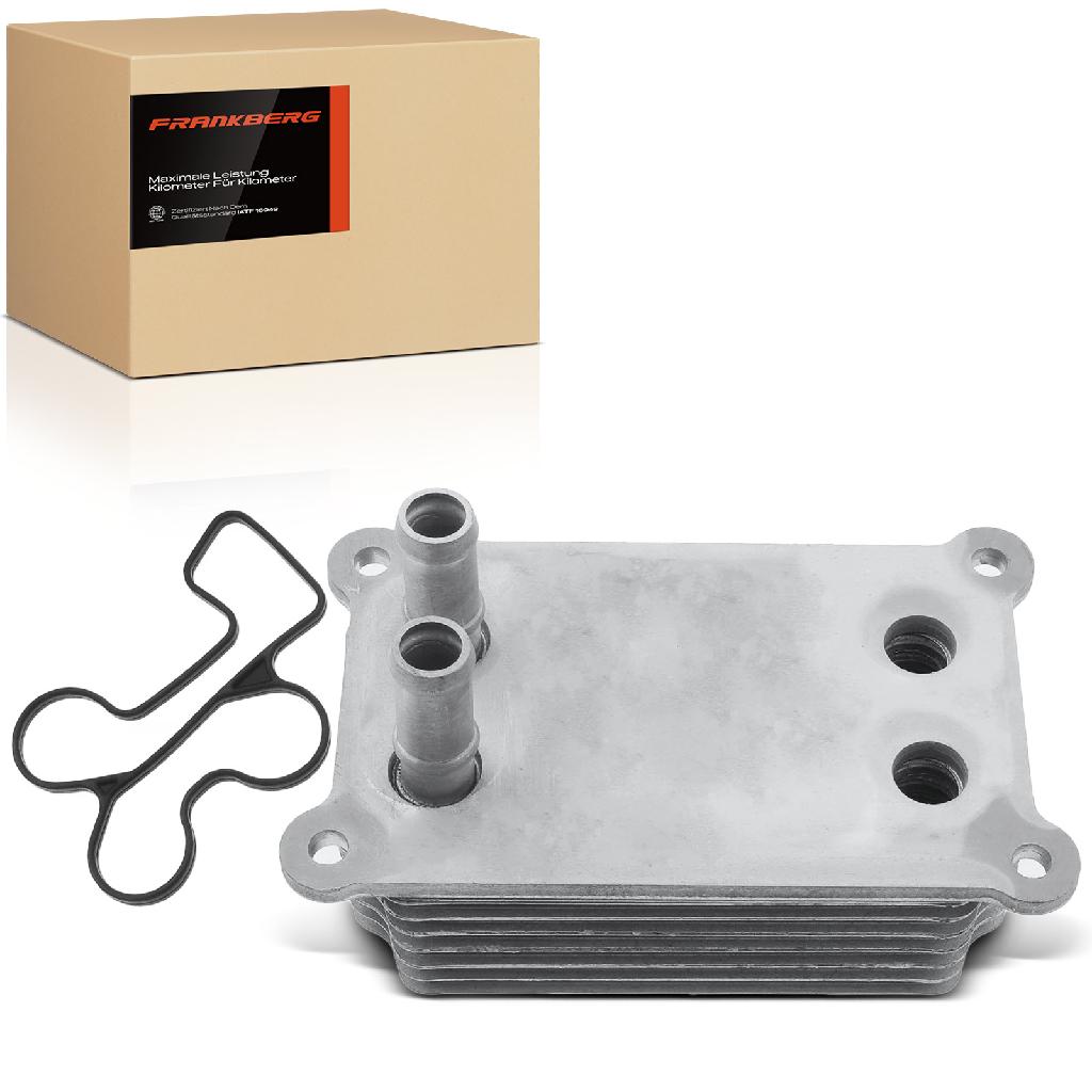 Frankberg 1x Ölkühler Motoröl für Ford Mondeo Transit Jaguar X-Type Land Rover Defender 2000-2016