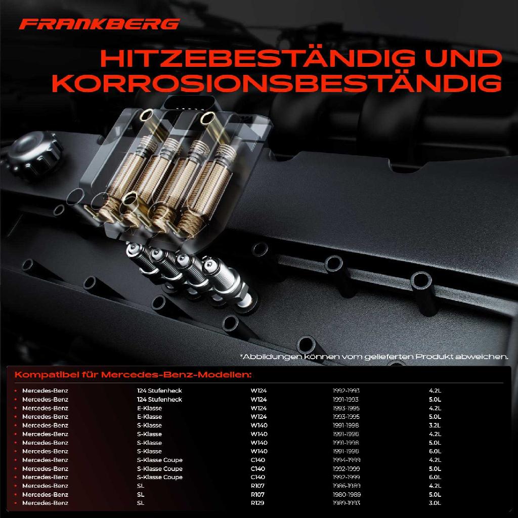 1x Zündmodul Zündspule für Mercedes-Benz W124 W140 C140 R107 R129 4.2L 5.0L 3.2L 6.0L 3.0L 1980-2001