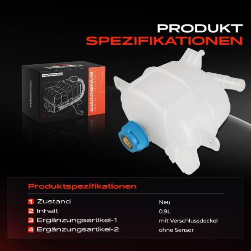 Frankberg 1x Ausgleichsbehälter Kühlmittelbehälter für Citroën Nemo Fiat Qubo Fiorino Peugeot Bipper Bild Frankberg 1x Ausgleichsbehälter Kühlmittelbehälter für Citroën Nemo Fiat Qubo Fiorino Peugeot Bipper