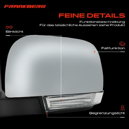 1x Außenspiegel Links für Mitsubishi Pajero IV V8W V9W 3.2L 3.8L Bj ab 2006 Bild 1x Außenspiegel Links für Mitsubishi Pajero IV V8W V9W 3.2L 3.8L Bj ab 2006