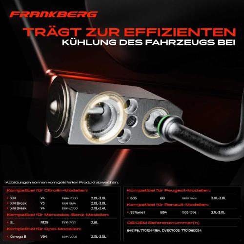 1x Expansionsventil Klimaanlage für VW T4 Mercedes-Benz W124 Opel Omega Citroën XM Bild 1x Expansionsventil Klimaanlage für VW T4 Mercedes-Benz W124 Opel Omega Citroën XM