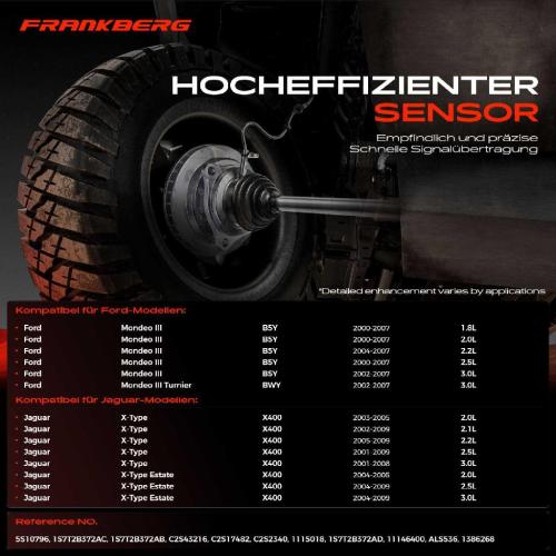 2x ABS Sensor Vorderachse beidseitig für Ford Mondeo III Stufenheck Turnier Jaguar X-Type Estate 2000-2009 Bild 2x ABS Sensor Vorderachse beidseitig für Ford Mondeo III Stufenheck Turnier Jaguar X-Type Estate 2000-2009