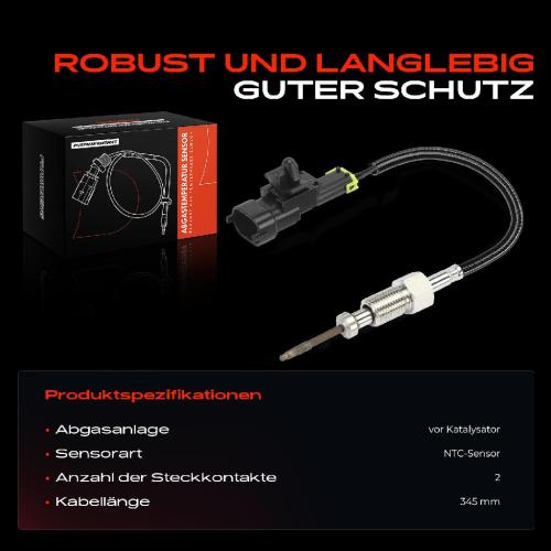 1x Abgastemperatursensor für Hyundai i30 Santa Fé Tucson KIA Cee'D Bild 1x Abgastemperatursensor für Hyundai i30 Santa Fé Tucson KIA Cee'D
