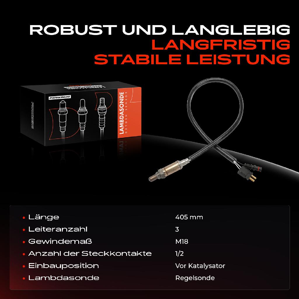 1x Lambdasonde Regelsonde Vor Katalysator für Mercedes-Benz W124 C124 E-Klasse S-Klasse