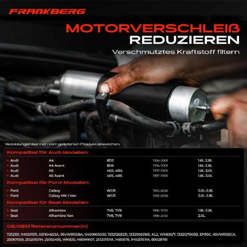 1x Kraftstofffilter für VW Passat Variant BMW Mercedes-Benz Renault Peugeot Seat Ford Alfa Romeo Bild 1x Kraftstofffilter für VW Passat Variant BMW Mercedes-Benz Renault Peugeot Seat Ford Alfa Romeo