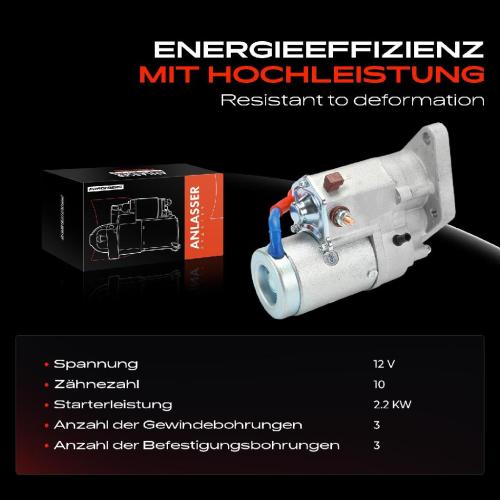 1x Anlasser Starter für Hyundai Terracan HP 2.9L 2001-2006 Bild 1x Anlasser Starter für Hyundai Terracan HP 2.9L 2001-2006