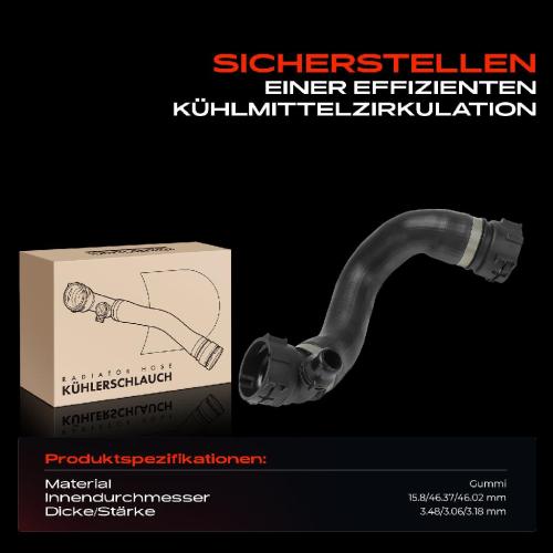 1x Kühlerschlauch Kühlwasserschlauch für BMW X5 E70 X6 E71 E72 xDrive35i 2007-2014 Bild 1x Kühlerschlauch Kühlwasserschlauch für BMW X5 E70 X6 E71 E72 xDrive35i 2007-2014