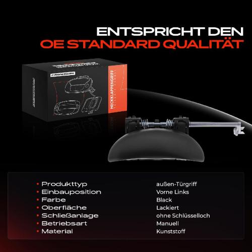 1x Türgriff Vorne Links außen für Peugeot 206 CC Schrägheck Stufenheck SW Van 1.6L 2.0L 1998-2012 Bild 1x Türgriff Vorne Links außen für Peugeot 206 CC Schrägheck Stufenheck SW Van 1.6L 2.0L 1998-2012