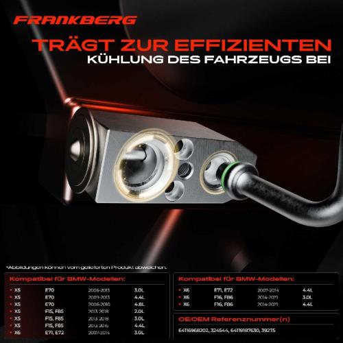 1x Expansionsventil Klimaanlage für BMW E70 F15 F85 X5 E71 E72 F16 F86 X6 Bild 1x Expansionsventil Klimaanlage für BMW E70 F15 F85 X5 E71 E72 F16 F86 X6