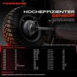 1x ABS Sensor Vorderachse beidseitig für VW Touareg Audi A4 Allroad Avant A5 Cabriolet Sportback A6 A7 A8