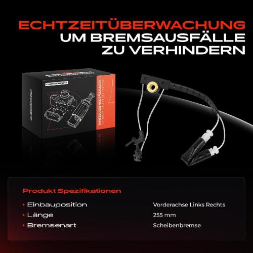 1x Warnkontakt Bremsbelagverschleiß Vorderachse für Mercedes-Benz G-Klasse W461 W463 W460 Bild 1x Warnkontakt Bremsbelagverschleiß Vorderachse für Mercedes-Benz G-Klasse W461 W463 W460