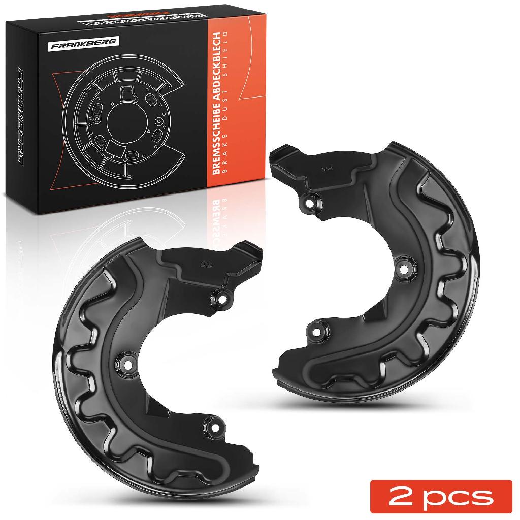 2x Ankerblech Bremsscheibe Vorderachse Beidseitig für VW Polo Seat Ibiza IV Toledo IV Skoda Fabia