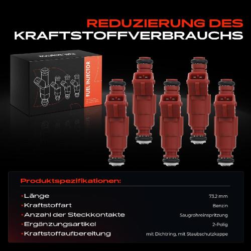 Frankberg 5x Einspritzventil Einspritzdüse für Volvo 850 LS LW C70 I S70 V70 I Bild Frankberg 5x Einspritzventil Einspritzdüse für Volvo 850 LS LW C70 I S70 V70 I