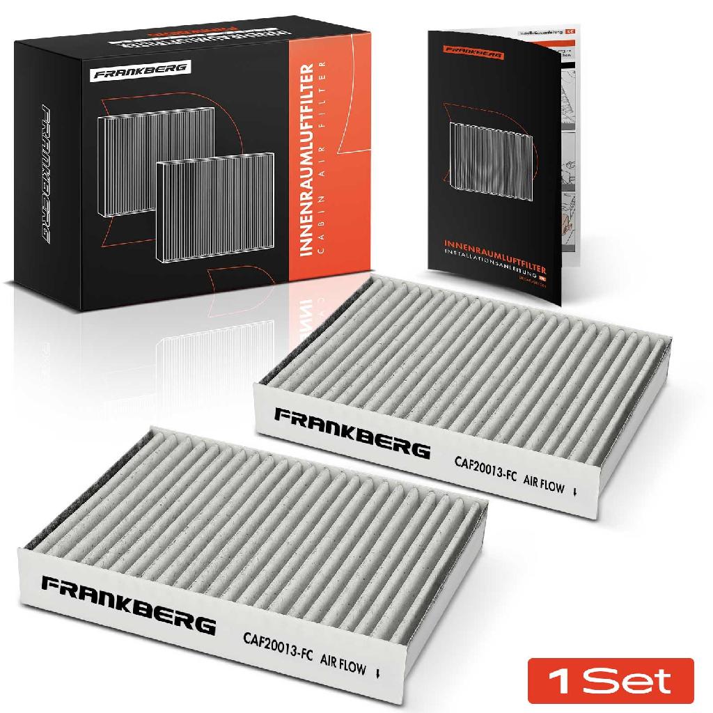 2x Innenraumfilter Aktivkohle für Citroën C1 II PA PS Peugeot 108 Toyota B4