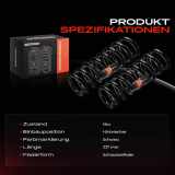 2x Fahrwerksfeder Hinterachse für Mercedes-Benz E-Klasse W212 2009-2016