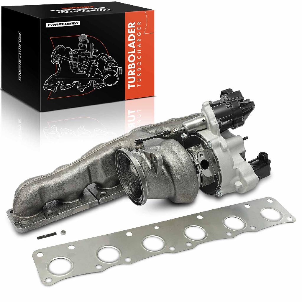 Frankberg 1x Turbolader Abgaskrümmer Einheit für BMW F20 F21 F01 F02 F03 F04 F26 E70 F15 F85 E71 E72 F16 F86