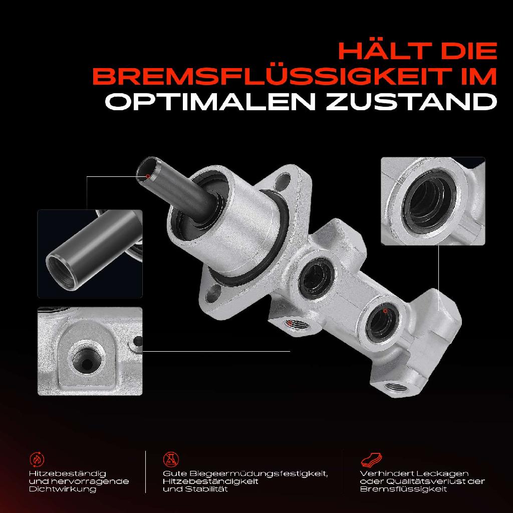 1x Hauptbremszylinder Bremszylinder für Fiat Panda 169 Kasten/Schrägheck 1.1L-1.4L