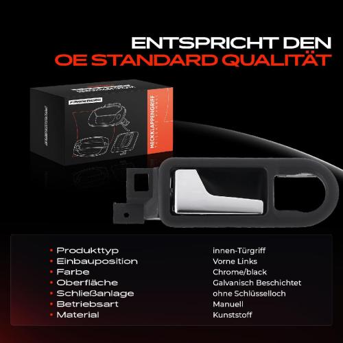1x Türgriff Vorne Links innen für VW Golf IV Cabriolet Van Bora Variant 1.4L 1.6L 1.8L 1.9L 2.0L 1997-2013 Bild 1x Türgriff Vorne Links innen für VW Golf IV Cabriolet Van Bora Variant 1.4L 1.6L 1.8L 1.9L 2.0L 1997-2013