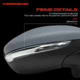 1x Außenspiegel Rechts für Citroën C3 III SX 1.2L 1.6L Bj ab 2016