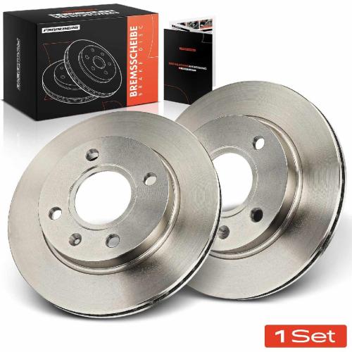2x Bremsscheiben Vorderachse für Ford Courier Pick-up Escort Klasseic Turnier V Cabriolet 1989-2017 Bild 2x Bremsscheiben Vorderachse für Ford Courier Pick-up Escort Klasseic Turnier V Cabriolet 1989-2017