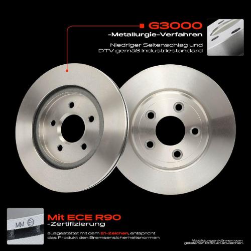 2x Bremsscheiben Hinterachse für Jaguar S-Type XJ 2.5L 2.7L 3.0L 4.0L 4.2L 3.6L 1999-2009 Bild 2x Bremsscheiben Hinterachse für Jaguar S-Type XJ 2.5L 2.7L 3.0L 4.0L 4.2L 3.6L 1999-2009