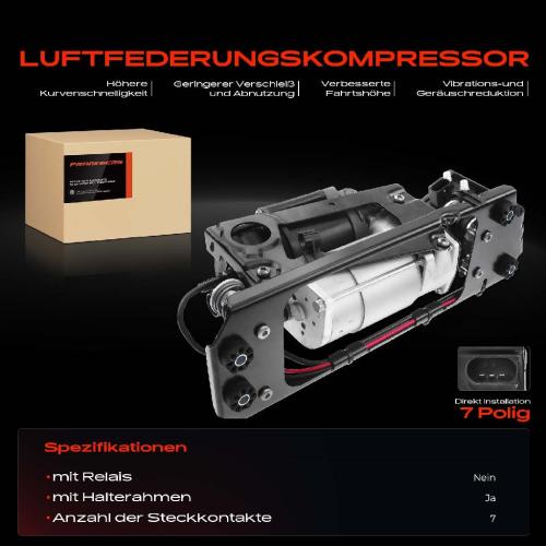 1x Luftfederung Kompressor für BMW 5er F07 F11 7er F01 F02 Bild 1x Luftfederung Kompressor für BMW 5er F07 F11 7er F01 F02