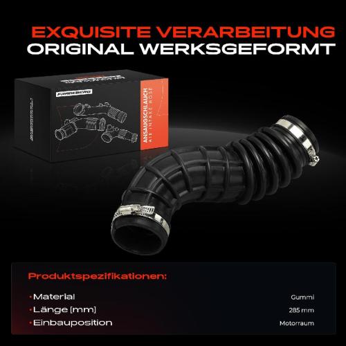 Frankberg 1x Ansaugschlauch, Luftfilter für Fiat Doblo MPV 1.9L 2001-2005 Bild Frankberg 1x Ansaugschlauch, Luftfilter für Fiat Doblo MPV 1.9L 2001-2005