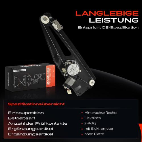 1x Fensterheber Hinten Rechts für Land Rover III LM L322 02-12 Bild 1x Fensterheber Hinten Rechts für Land Rover III LM L322 02-12