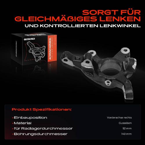 Frankberg 1x Achsschenkel Radaufhängung Vorderachse Rechts für Mercedes-Benz W447 Marco V Vito Bild Frankberg 1x Achsschenkel Radaufhängung Vorderachse Rechts für Mercedes-Benz W447 Marco V Vito