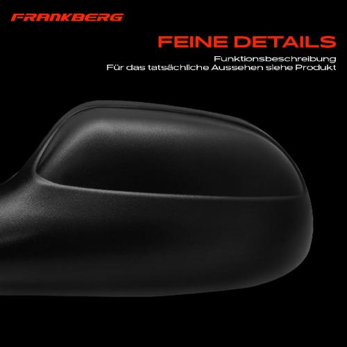 Frankberg 1x Außenspiegel Links für Citroën Saxo S0 S1 1.0L 1.1L 1.4L 1.5L 1.6L 1996-2004 Bild Frankberg 1x Außenspiegel Links für Citroën Saxo S0 S1 1.0L 1.1L 1.4L 1.5L 1.6L 1996-2004