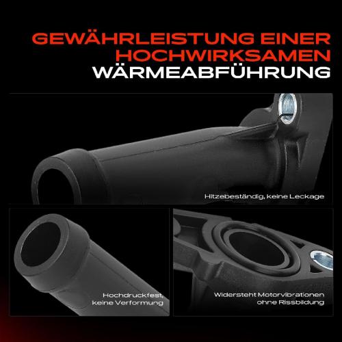 1x Kühlmittelflansch Wasserauslass für VW Passat Touareg Skoda Superb 2 Audi Q7 Bild 1x Kühlmittelflansch Wasserauslass für VW Passat Touareg Skoda Superb 2 Audi Q7