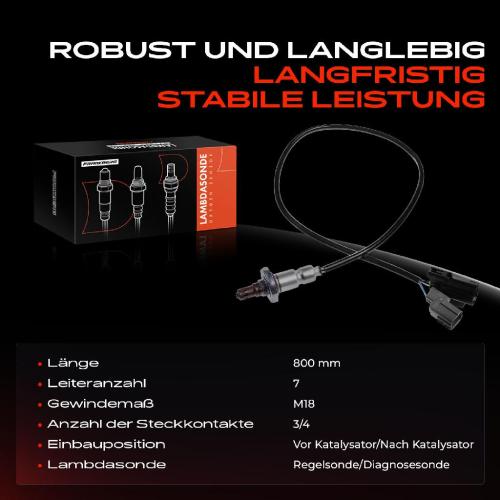 1x Lambdasonde Regelsonde/Diagnosesonde Vor/Nach Katalysator für Mazda 3 BL 6 Stufenheck GG CX-7 ER Bild 1x Lambdasonde Regelsonde/Diagnosesonde Vor/Nach Katalysator für Mazda 3 BL 6 Stufenheck GG CX-7 ER