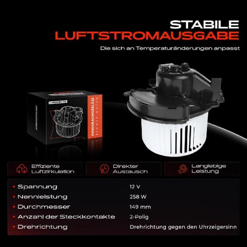 1x Gebläsemotor Innenraumgebläse für Fiat Bravo II 198 Lancia Delta III Chrysler Bild 1x Gebläsemotor Innenraumgebläse für Fiat Bravo II 198 Lancia Delta III Chrysler