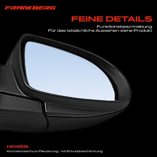 Frankberg 1x Außenspiegel Rechts für KIA Picanto SA 1.0L 1.1L 2007-2011 Bild Frankberg 1x Außenspiegel Rechts für KIA Picanto SA 1.0L 1.1L 2007-2011