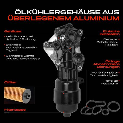 1x ÖlkühlerÖlfilter für Fiat 500 C 500L Panda Punto Alfa Romeo Mito Bild 1x ÖlkühlerÖlfilter für Fiat 500 C 500L Panda Punto Alfa Romeo Mito