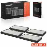 4x Innenraumfilter Aktivkohle für BMW 7er E65 E66 E67 730-760 Alpina B7 Rolls