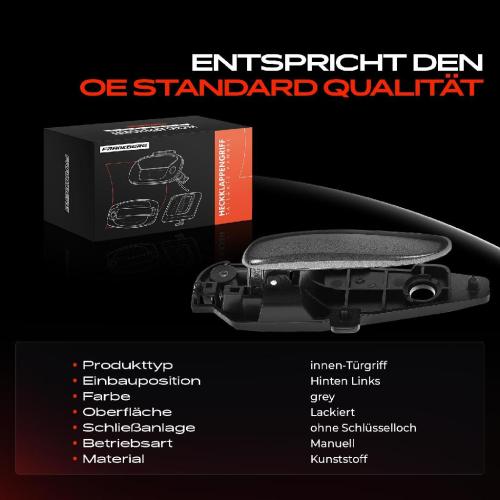 1x Türgriff Hinten Links innen für Fiat Stilo Multi Wagon 1.2L 1.4L 1.6L 1.8L 1.9L 2.4L 2001-2008 Bild 1x Türgriff Hinten Links innen für Fiat Stilo Multi Wagon 1.2L 1.4L 1.6L 1.8L 1.9L 2.4L 2001-2008