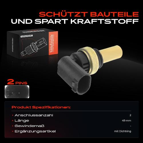 1x Sensor Kühlmitteltemperatur für Opel Astra J K Cascada Insignia A B Saab 1.6L 2.0L Bild 1x Sensor Kühlmitteltemperatur für Opel Astra J K Cascada Insignia A B Saab 1.6L 2.0L