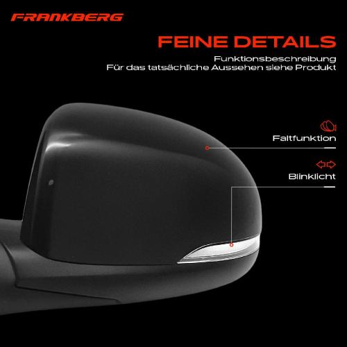 Frankberg 1x Außenspiegel Links für Hyundai i20 PB PBT 1.1L 1.2L 1.4L 1.6L 2012-2015 Bild Frankberg 1x Außenspiegel Links für Hyundai i20 PB PBT 1.1L 1.2L 1.4L 1.6L 2012-2015